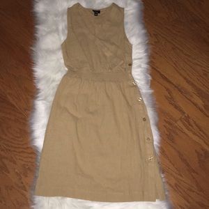 Mossimo khaki linen dress XS NWOT